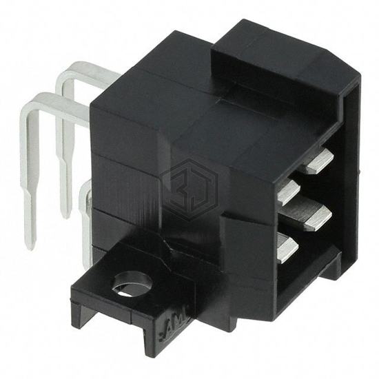 828801-1 - TE Connectivity AMP Connectors - Rectangular Connectors - Headers, Male Pins