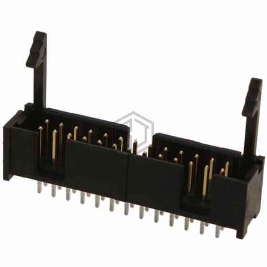 104128-5 - TE Connectivity AMP Connectors - Rectangular Connectors - Headers, Male Pins