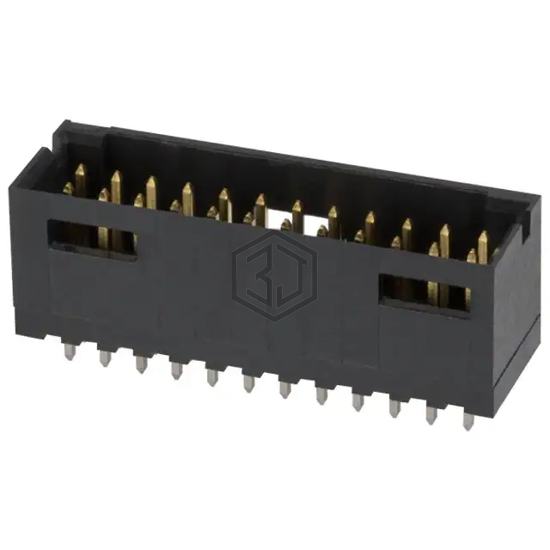 1-103168-0 - TE Connectivity AMP Connectors - Rectangular Connectors - Headers, Male Pins