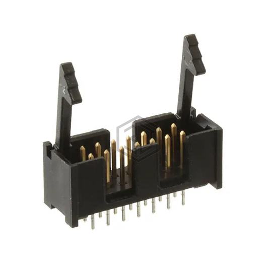 104128-2 - TE Connectivity AMP Connectors - Rectangular Connectors - Headers, Male Pins