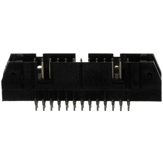 1658694-2 - TE Connectivity AMP Connectors - Rectangular Connectors - Headers, Male Pins