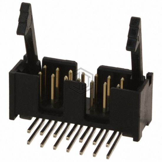 104130-2 - TE Connectivity AMP Connectors - Rectangular Connectors - Headers, Male Pins