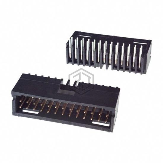 6-103166-1 - TE Connectivity AMP Connectors - Rectangular Connectors - Headers, Male Pins