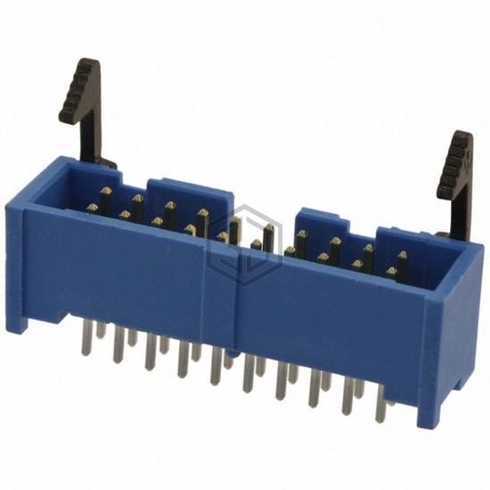 2-1761608-7 - TE Connectivity AMP Connectors - Rectangular Connectors - Headers, Male Pins