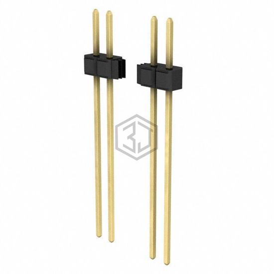 929647-07-25-I - 3M - Rectangular Connectors - Headers, Male Pins