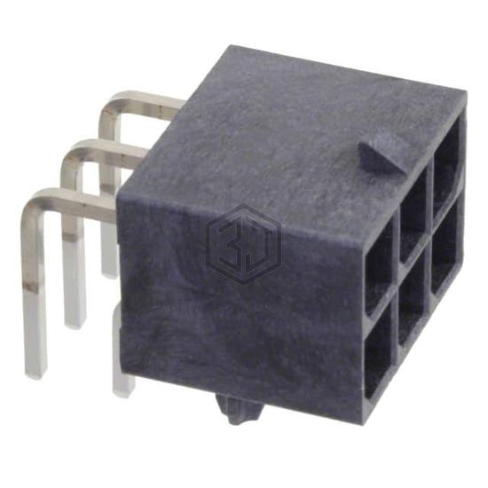 1720641006 - Molex - Rectangular Connectors - Headers, Male Pins