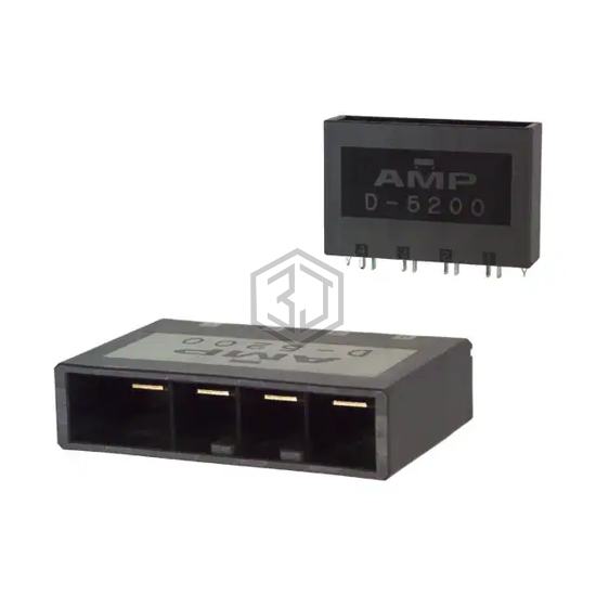 1-917542-3 - TE Connectivity AMP Connectors - Rectangular Connectors - Headers, Male Pins