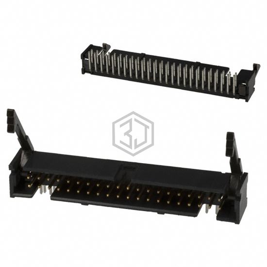 1-1761607-5 - TE Connectivity AMP Connectors - Rectangular Connectors - Headers, Male Pins