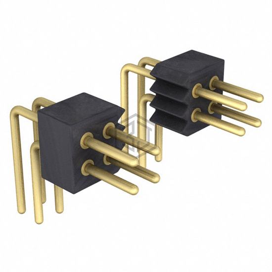 852-10-100-20-001101 - Preci-Dip - Rectangular Connectors - Headers, Male Pins