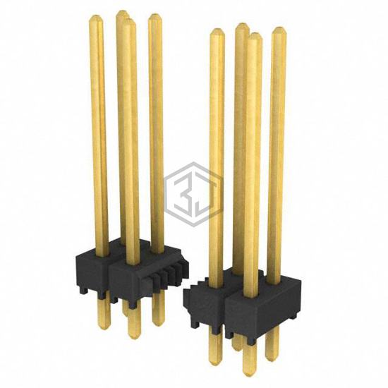 TSW-106-15-G-D - Samtec Inc. - Rectangular Connectors - Headers, Male Pins