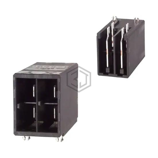 3-1318983-6 - TE Connectivity AMP Connectors - Rectangular Connectors - Headers, Male Pins