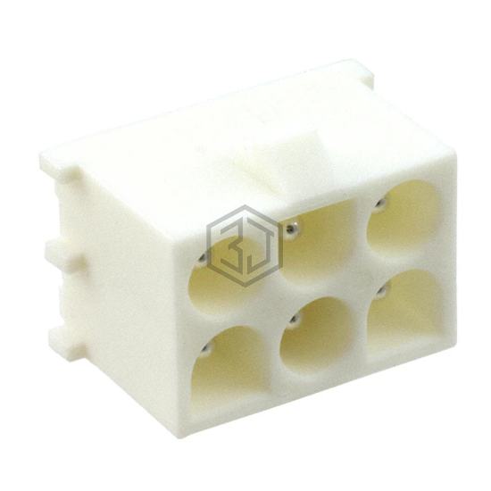 194002-1 - TE Connectivity AMP Connectors - Rectangular Connectors - Headers, Male Pins
