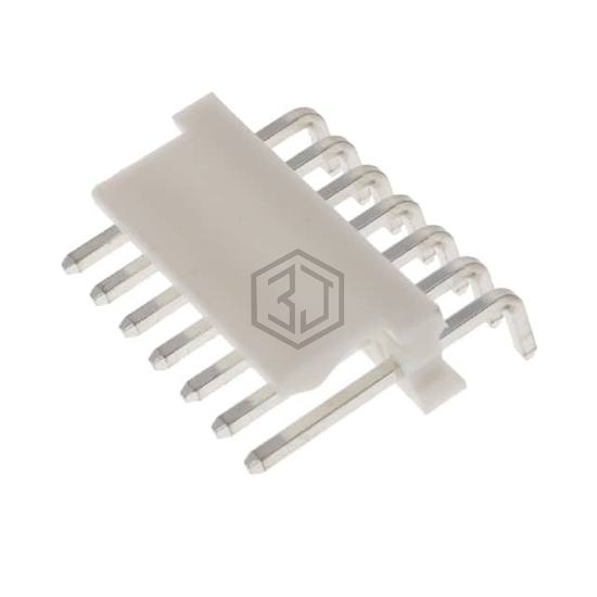 LHD-07-TRA - Adam Tech - Rectangular Connectors - Headers, Male Pins