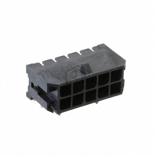 DML-10-A-H-T-A - Adam Tech - Rectangular Connectors - Headers, Male Pins