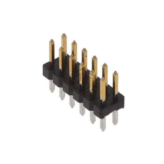 2842130-6 - TE Connectivity AMP Connectors - Rectangular Connectors - Headers, Male Pins