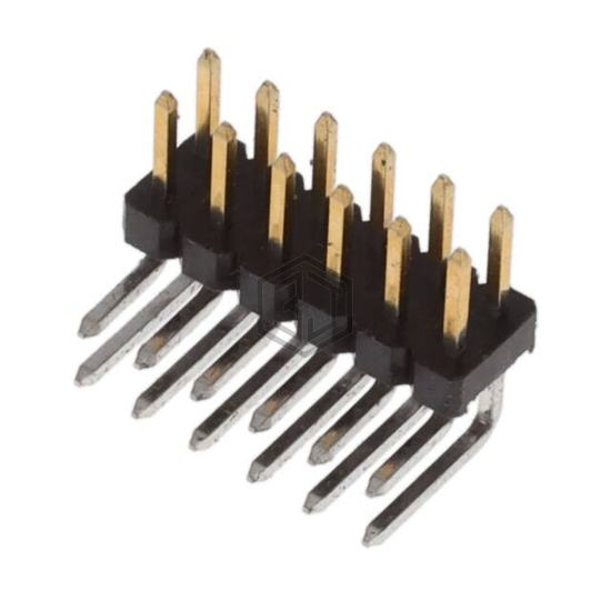 2842150-6 - TE Connectivity AMP Connectors - Rectangular Connectors - Headers, Male Pins