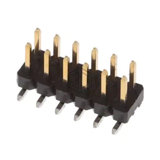 2842143-6 - TE Connectivity AMP Connectors - Rectangular Connectors - Headers, Male Pins