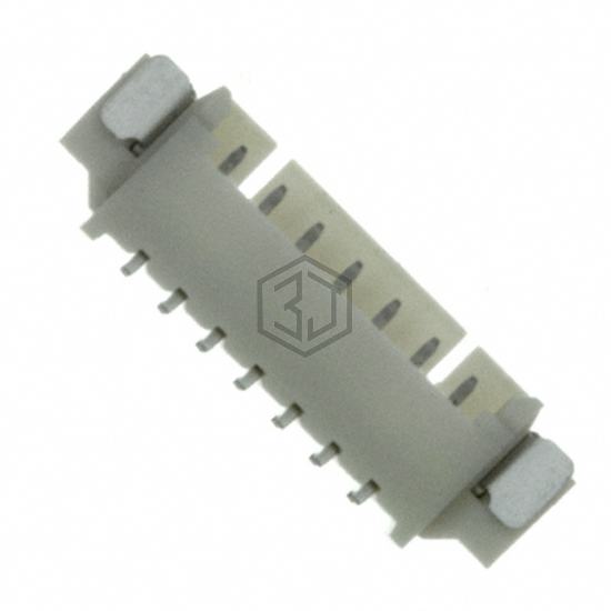 1734261-7 - TE Connectivity AMP Connectors - Rectangular Connectors - Headers, Male Pins