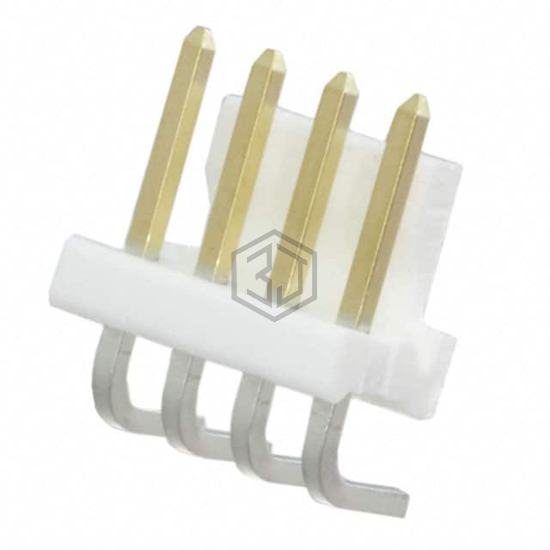 3-641207-4 - TE Connectivity AMP Connectors - Rectangular Connectors - Headers, Male Pins