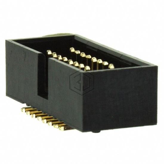 SBH41-NBPB-D08-SP-BK - Sullins Connector Solutions - Rectangular Connectors - Headers, Male Pins