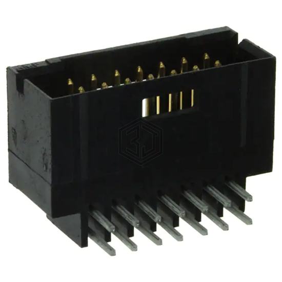 5-102570-5 - TE Connectivity AMP Connectors - Rectangular Connectors - Headers, Male Pins