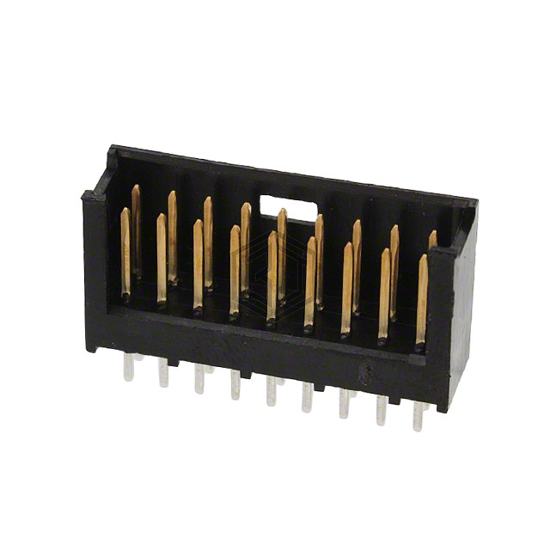 280509-2 - TE Connectivity AMP Connectors - Rectangular Connectors - Headers, Male Pins