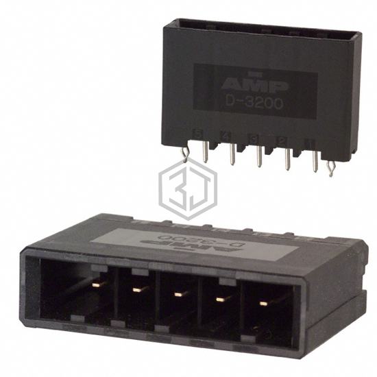 2-316132-3 - TE Connectivity AMP Connectors - Rectangular Connectors - Headers, Male Pins