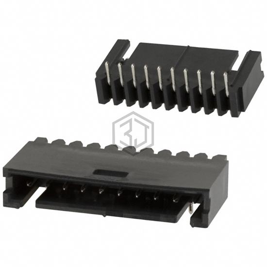 102523-8 - TE Connectivity AMP Connectors - Rectangular Connectors - Headers, Male Pins
