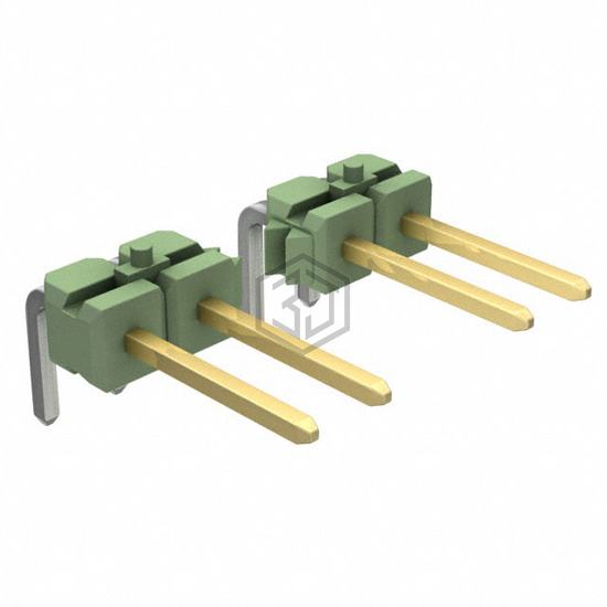 1-825437-4 - TE Connectivity AMP Connectors - Rectangular Connectors - Headers, Male Pins