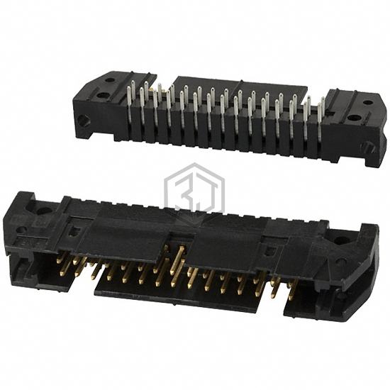 5102161-7 - TE Connectivity AMP Connectors - Rectangular Connectors - Headers, Male Pins
