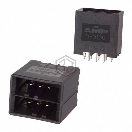 3-178141-3 - TE Connectivity AMP Connectors - Rectangular Connectors - Headers, Male Pins