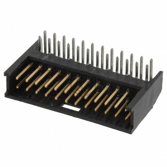 280522-2 - TE Connectivity AMP Connectors - Rectangular Connectors - Headers, Male Pins