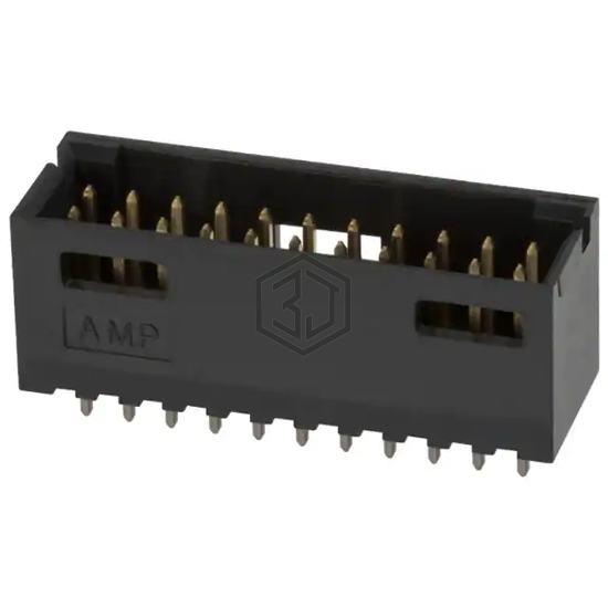 5-103168-9 - TE Connectivity AMP Connectors - Rectangular Connectors - Headers, Male Pins