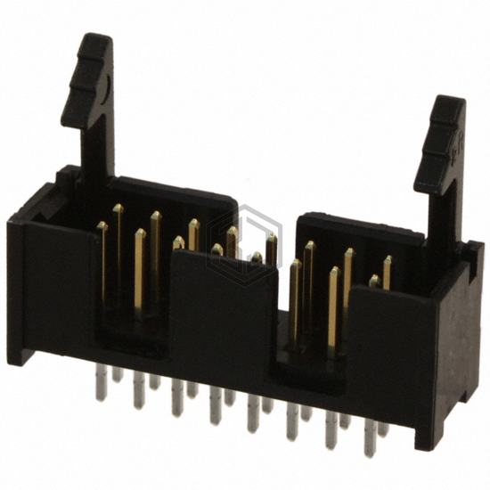 104313-3 - TE Connectivity AMP Connectors - Rectangular Connectors - Headers, Male Pins