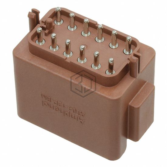 AT04-12PD-BM03 - Amphenol Sine Systems Corp - Rectangular Connectors - Headers, Male Pins