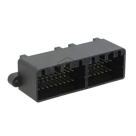 175977-2 - TE Connectivity AMP Connectors - Rectangular Connectors - Headers, Male Pins