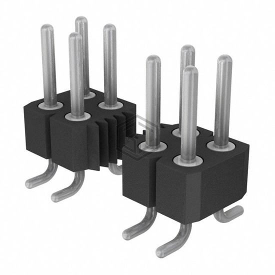 802-80-052-30-001101 - Preci-Dip - Rectangular Connectors - Headers, Male Pins