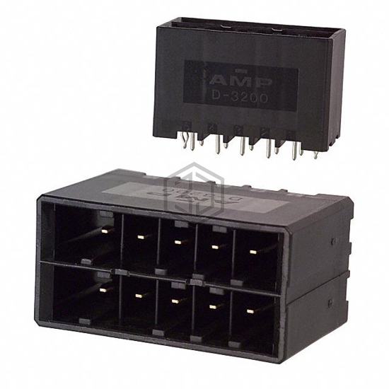 1-917657-3 - TE Connectivity AMP Connectors - Rectangular Connectors - Headers, Male Pins