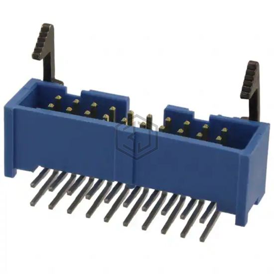 2-1761609-7 - TE Connectivity AMP Connectors - Rectangular Connectors - Headers, Male Pins