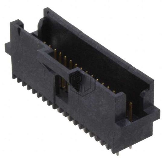 1-104068-3 - TE Connectivity AMP Connectors - Rectangular Connectors - Headers, Male Pins