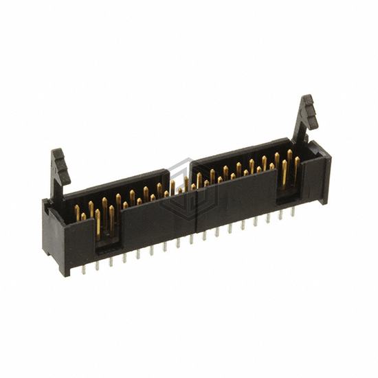 104313-6 - TE Connectivity AMP Connectors - Rectangular Connectors - Headers, Male Pins