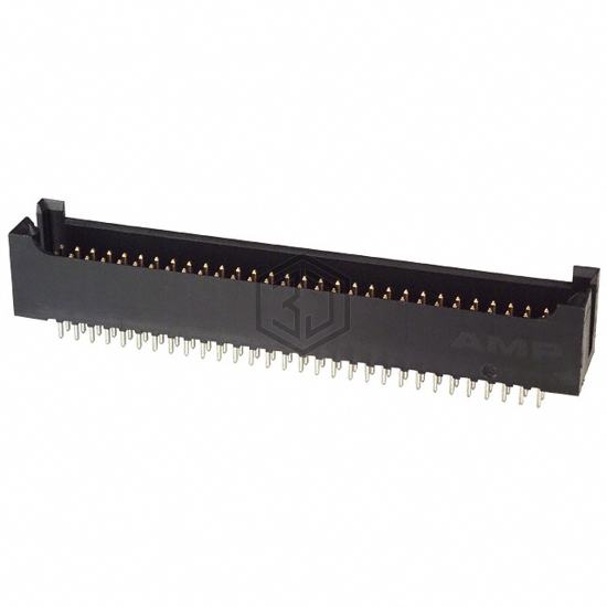 102692-5 - TE Connectivity AMP Connectors - Rectangular Connectors - Headers, Male Pins