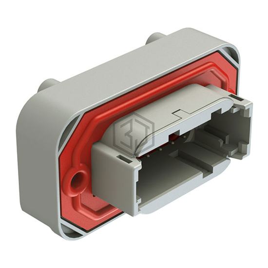 ATM15-12PA-BM03 - Amphenol Sine Systems Corp - Rectangular Connectors - Headers, Male Pins