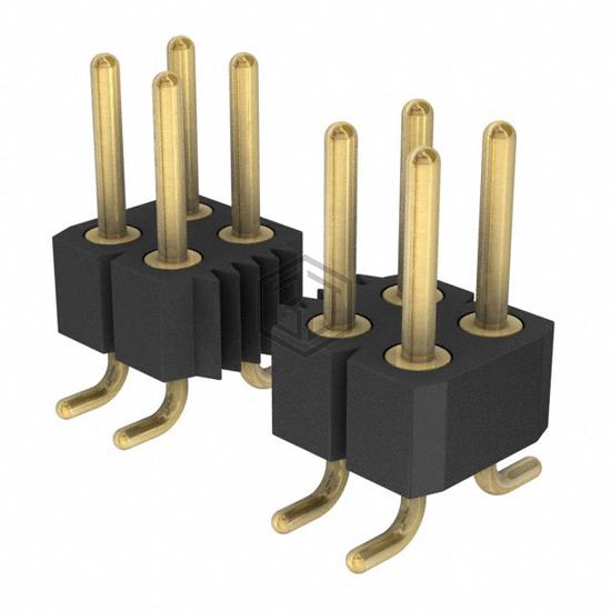 802-10-072-30-001101 - Preci-Dip - Rectangular Connectors - Headers, Male Pins