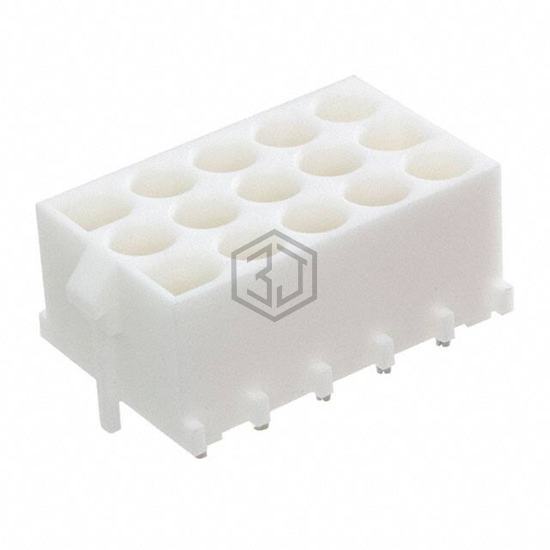 641976-4 - TE Connectivity AMP Connectors - Rectangular Connectors - Headers, Male Pins
