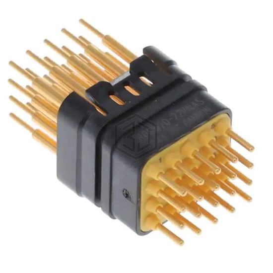 RPRM20-22PNAS - ITT Cannon, LLC - Rectangular Connectors - Headers, Male Pins
