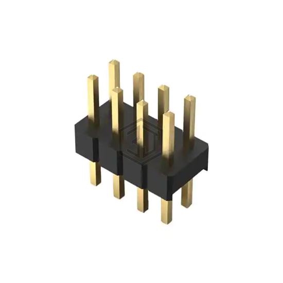 BF050-08-A-B-0600-0300-L-G - GCT - Rectangular Connectors - Headers, Male Pins