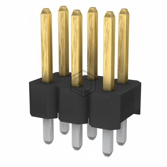 861400062YO2LF - Amphenol ICC (FCI) - Rectangular Connectors - Headers, Male Pins