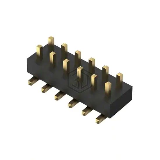 BF030-12A-B1-0200-0277-0600-LB - GCT - Rectangular Connectors - Headers, Male Pins