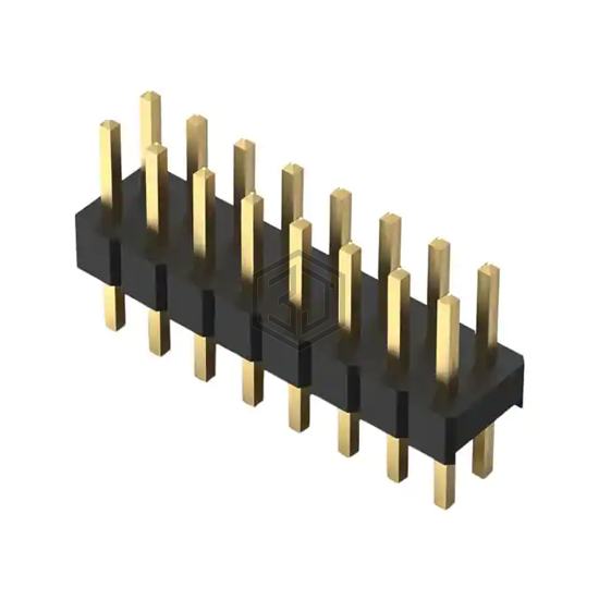 BF050-16-A-B-0600-0300-L-G - GCT - Rectangular Connectors - Headers, Male Pins
